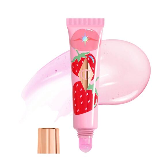 Charlotte Tilbury Unreal Lips Healthy Glow Nectar Oil in Strawberry Vanilla 14ml - Picture 1 of 3